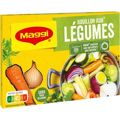 Maggi Bouillon Kub Légumes - 18 cubes, 180g