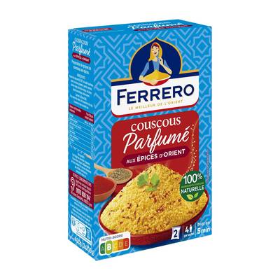 Ferrero Couscous parfumé aux épices d'Orient sachet cuisson, 2x200g