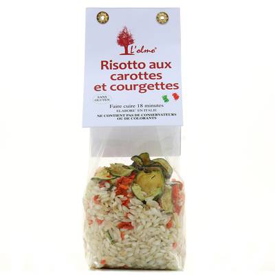 L'Olmo Risotto Carottes Courgettes, 200g