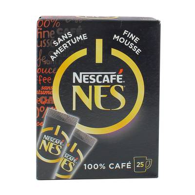 Nescafé Café Soluble Nes en Sticks 100% café, 25 Sticks