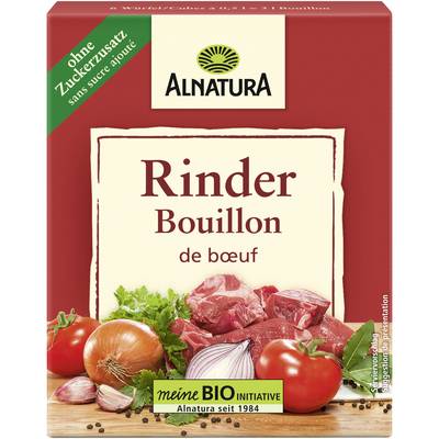Alnatura Bouillon Cube boeuf bio  - 6 cubes, 6x11g
