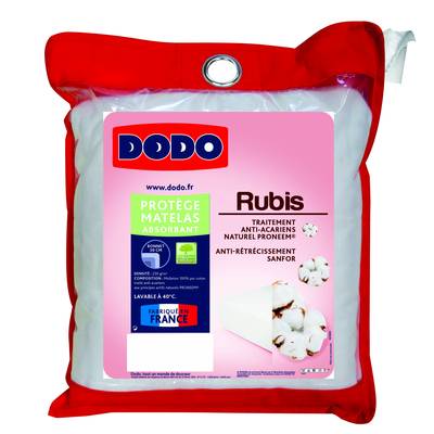 Dodo Protège matelas rubis, 140x190 cm