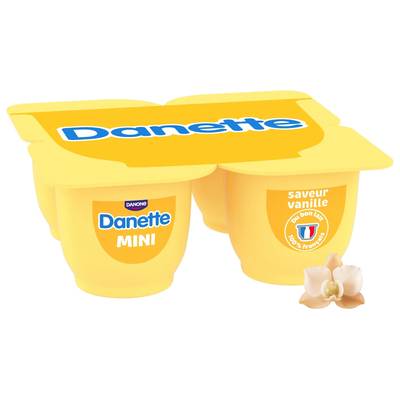 Danette Mini crème dessert vanille, 4x70g