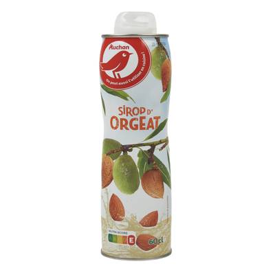 Auchan Sirop d'orgeat, 60cl