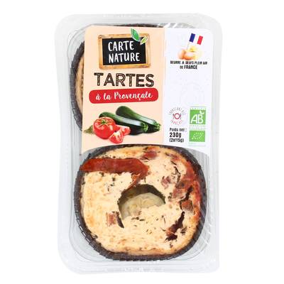 Carte Nature Tartes Provencales Bio, 2x115g