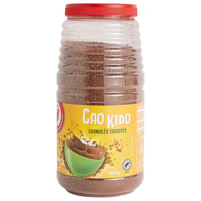 Auchan Chocolat en poudre granulés Cao Kido, 800g