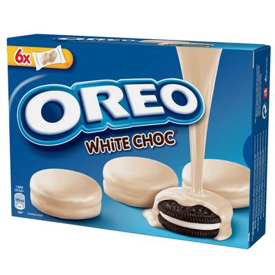 Oréo Biscuits Oreo enrobés de chocolat blanc, 246g