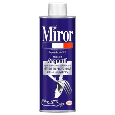 3178040693128 - Miror - Nettoyant argentil pour inox, chrome, aluminium, étain, argent