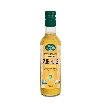 Le Jardin D Orante Sauce salade sans huile dijonnaise moutarde à l'ancienne, 50cl