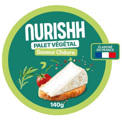Nurishh Palet végétal saveur chèvre, 140g