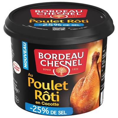 Bordeau Chesnel Rillettes de Poulet Rôti Taux de Sel Réduit*, 220g
