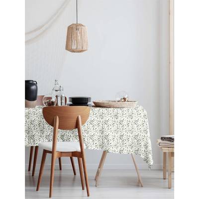 Calitex Nappe toile ciré verte sandro 140 cm, 1 pièce