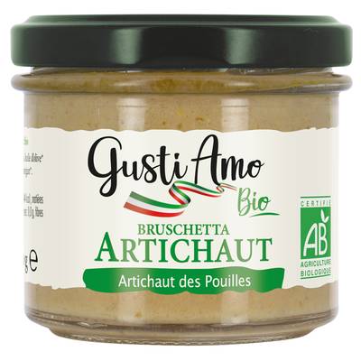 Gusti Amo Bruschetta d'Artichaut Bio, 100g