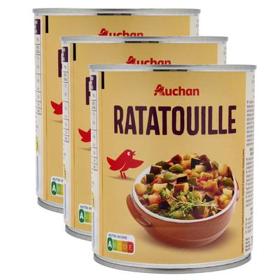 Auchan Ratatouille, Lot de 3x750g