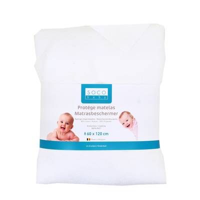Socomaille Protège Matelas 60x120 blanc, 1 pièce