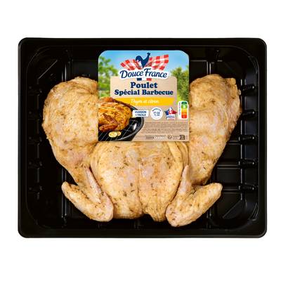 Douce France Poulet Spécial Barbecue Thym et Citron, environ 1,2kg