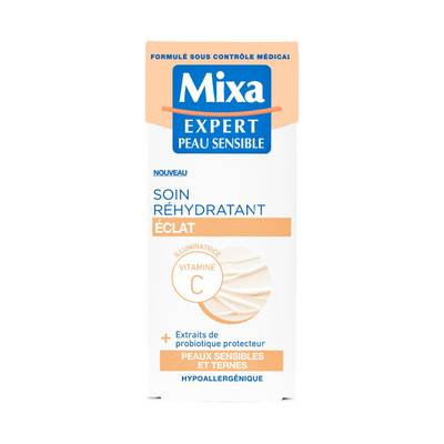 3600551104829 - Mixa - Crème Soin Corps Réhydratant Eclat pour Peau Sensible & Terne