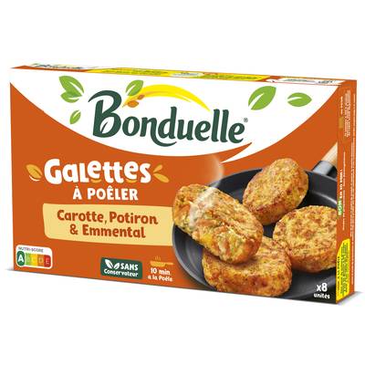 Bonduelle Galette carotte potiron emmental, 300g