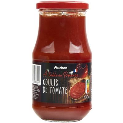 Auchan Terroir Coulis de tomates, 430g