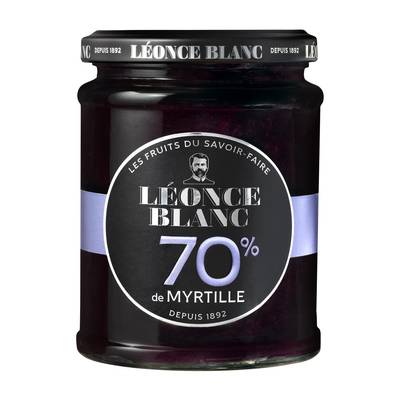 Leonce Blanc Confiture Myrtille 70%, 320g
