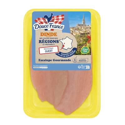 Douce France Escalopes de Dinde Gourmande, Environ 2x135g