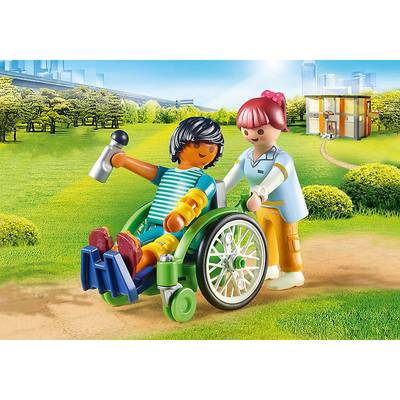 4008789701930 - PLAYMOBIL® City Life - Patient en fauteuil roulant