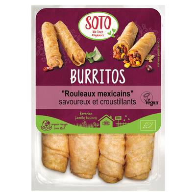 Soto Burritos Rouleaux Mexicains Bio, 190g