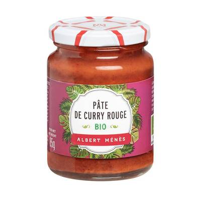 Albert Ménès Pâte de Curry Rouge Bio, 85g
