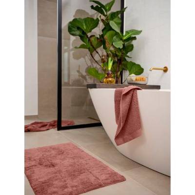 5722000334330 - Zone Denmark - Tapis de bain Tiles Peach Red