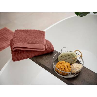 5722000334330 - Zone Denmark - Tapis de bain Tiles Peach Red