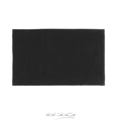 Douceur D Interieur Tapis bain sweety noir, 45 x75  cm