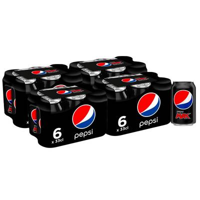 Pepsi Zéro sucres, 4 packs de 6x33cl