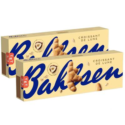 Bahlsen Croissant de Lune aux Noisettes, 2x125g