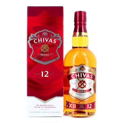 Chivas Regal Blended scotch whisky 12 ans 40°, 70cl