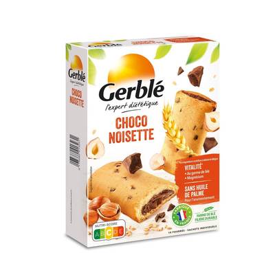 Gerblé Vitalité 10 Biscuits Fourrés Choco Noisettes, 200g