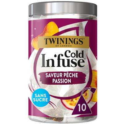 Twinings Infusion Pêche Passion, 10 sachets
