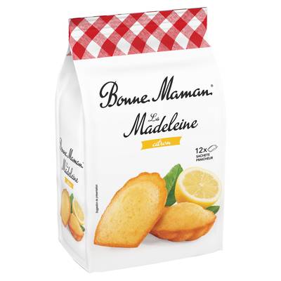 Bonne Maman Madeleine au Citron, 12 madeleines - 300g