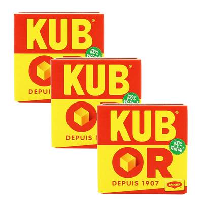 Maggi Bouillon Kub Or - 32 Cubes, Lot de 3x32x4g