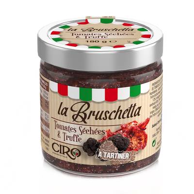 Ciro Bruschetta Tomates séchées et Truffes, 180g
