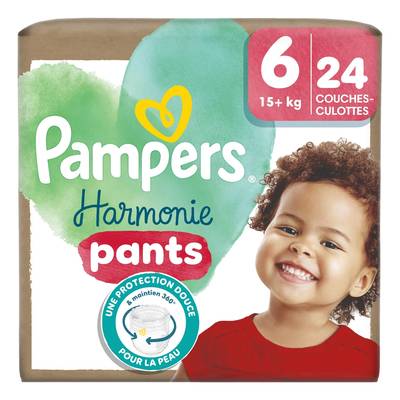 Pampers Harmonie Pants Couches Culottes Bébés Harmonie Pants 9-15kg T4, 24 couches culottes