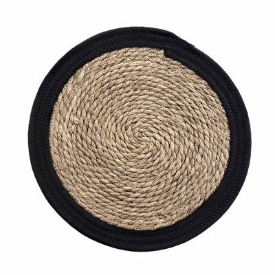 Douceur D Interieur Set de table Simba noir, 38 cm 1 pièce