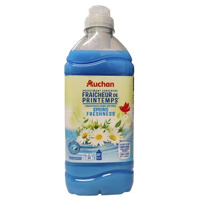 Auchan Adoucissant liquide concentré fraîcheur de printemps, 750ml
