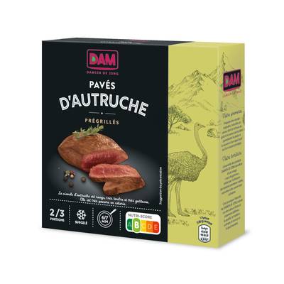 Damien De Jong Pavés d'autruche, 2x125g