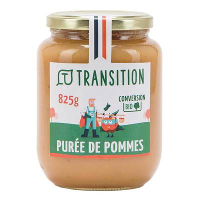 Transition Purée de Pommes - Conversion biologique, 825g