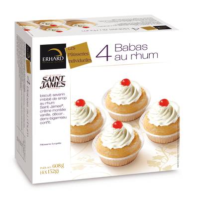 Erhard Babas au Rhum, 4x152g