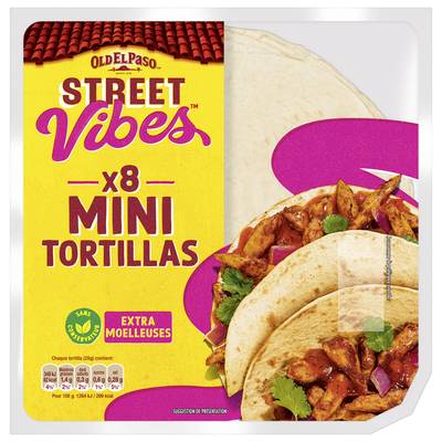 Old el Paso 8 Mini Tortillas- Street Vibes, 220g