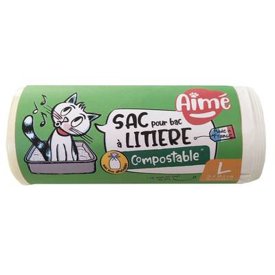 Aime 8 Sacs à litière compostables
