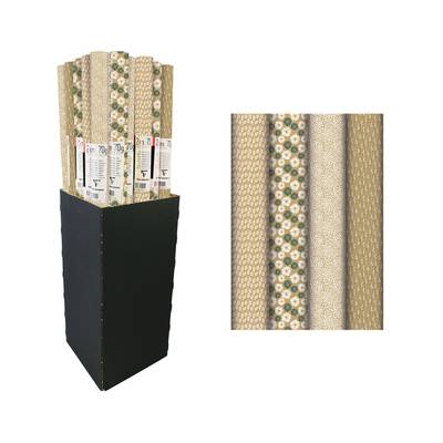 Clairefontaine Un rouleau de papier cadeau Nature Kraft clair, Dimensions  0,7 x 2 m