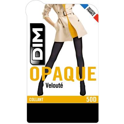 Dim Collant Opaque velouté Noir 50D, Taille 1/2