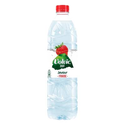 Volvic Zest Aromatisée Fraise et citron vert, 1,5L